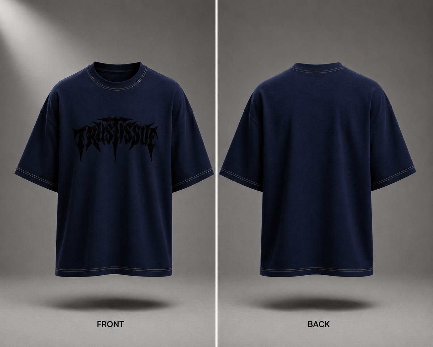 Loyal Instinct Oversized T-Shirt – Deep Navy