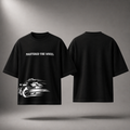 Hold The Line Oversized T-Shirt – Soft Black