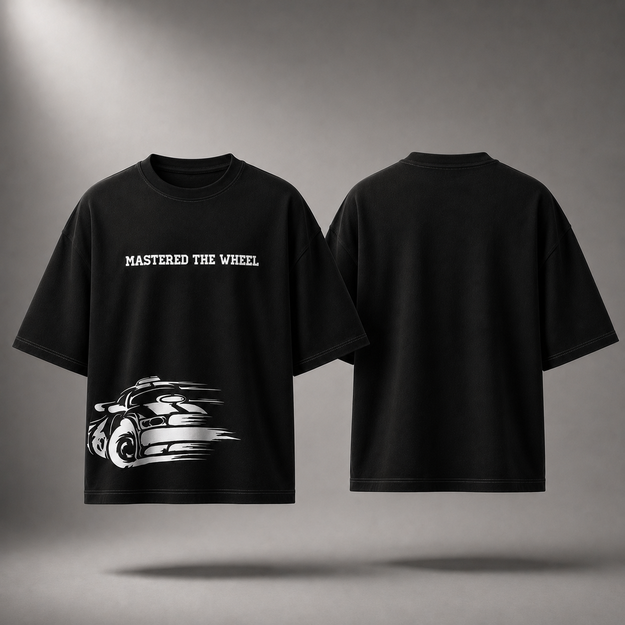 Hold The Line Oversized T-Shirt – Soft Black