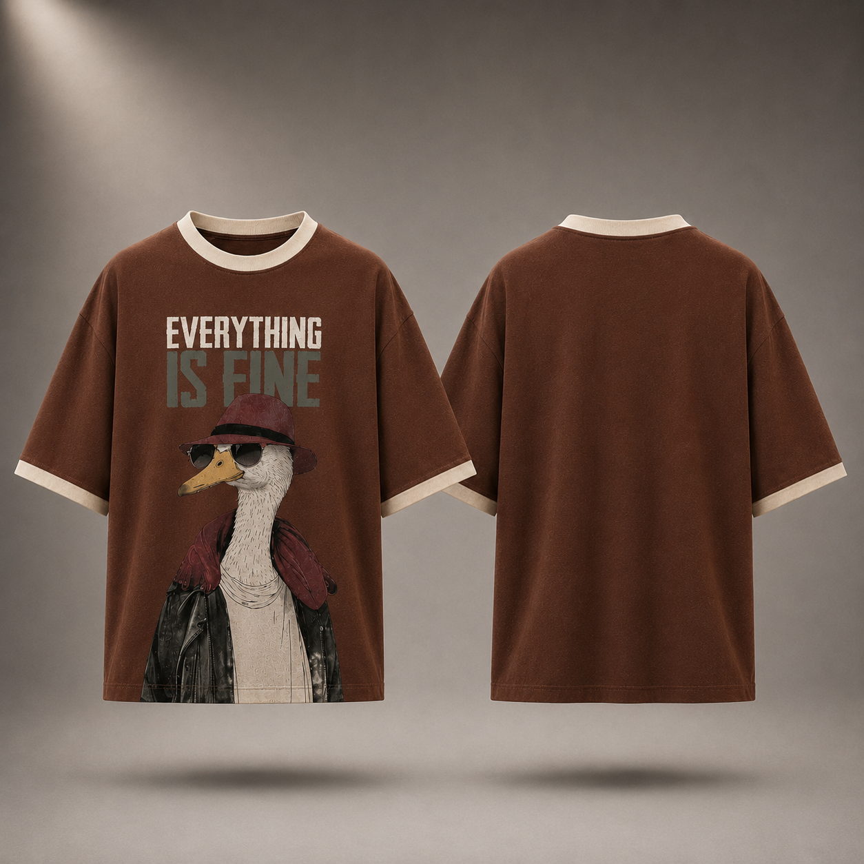 Peace Within Oversized T-Shirt – Espresso