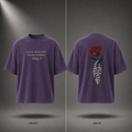 Heavy Silence Oversized T-Shirt – Muted Plum