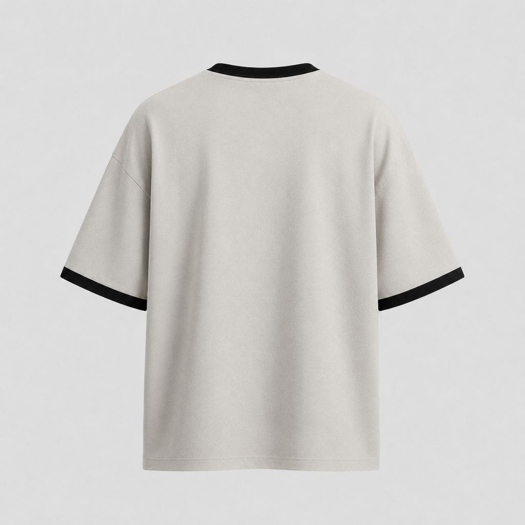 Fearless Mind Oversized T-Shirt – Warm Light Gray