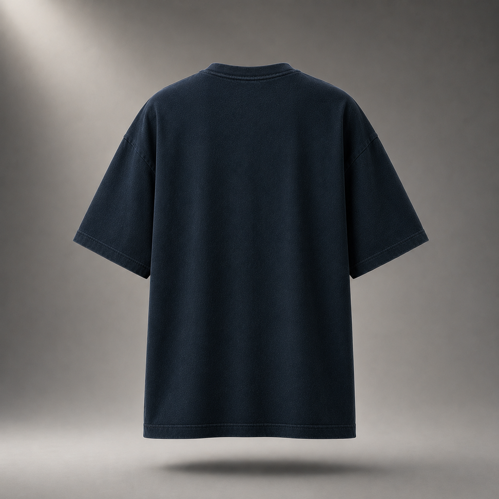 Fearless Mind Oversized T-Shirt – Midnight Navy