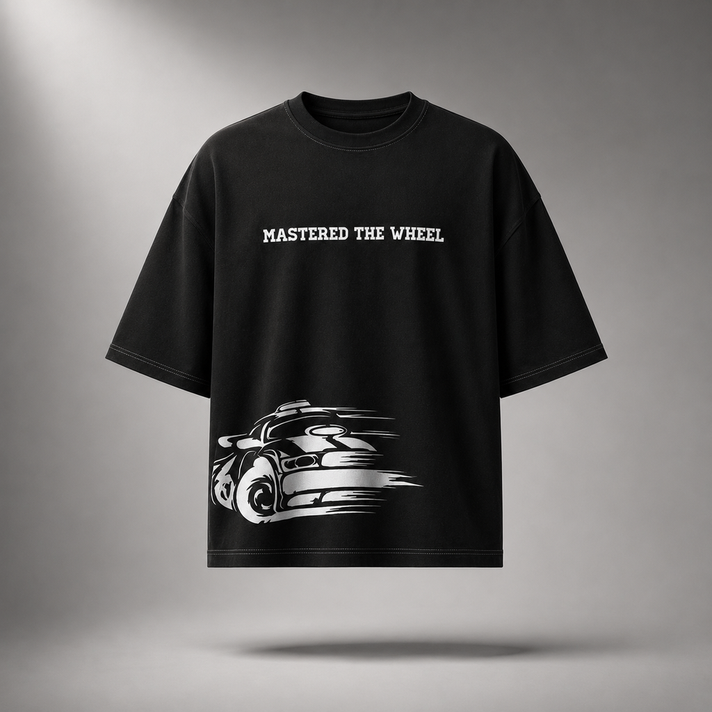 Hold The Line Oversized T-Shirt – Soft Black