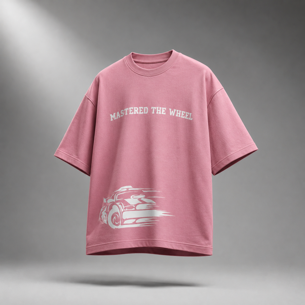 Hold The Line Oversized T-Shirt – Dusty Rose
