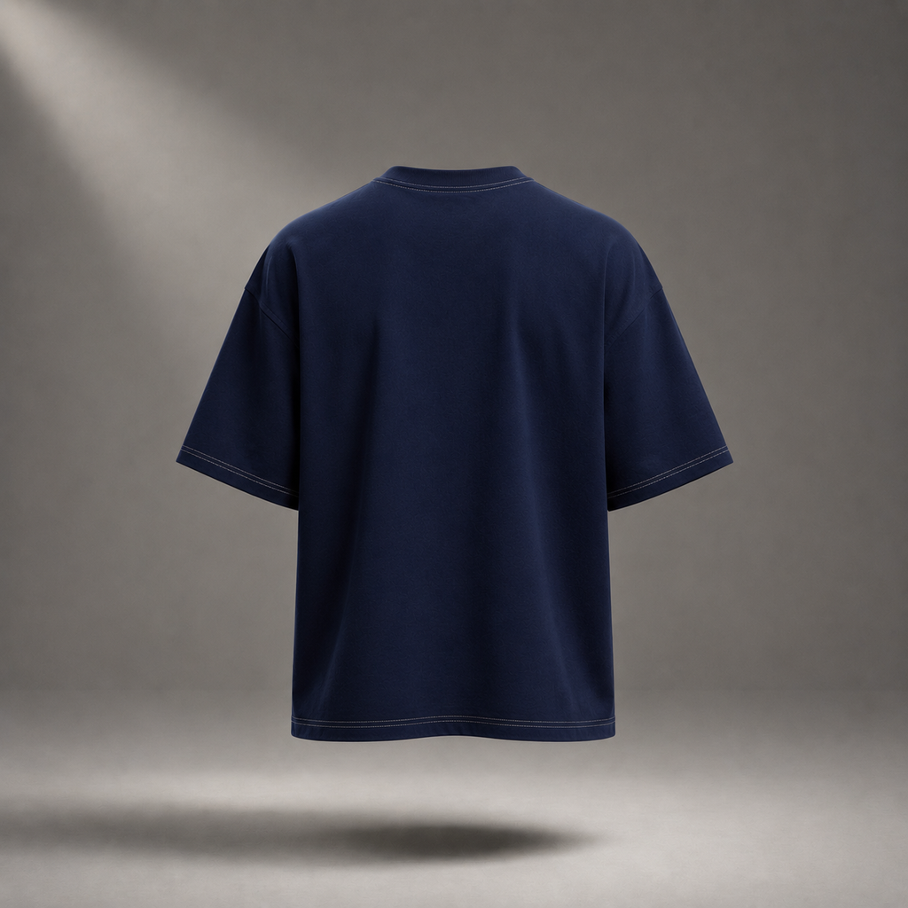 Loyal Instinct Oversized T-Shirt – Deep Navy