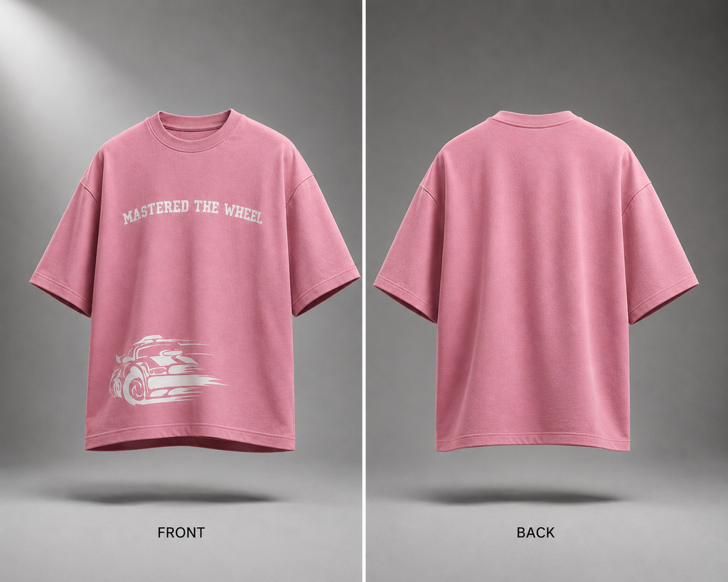 Hold The Line Oversized T-Shirt – Dusty Rose