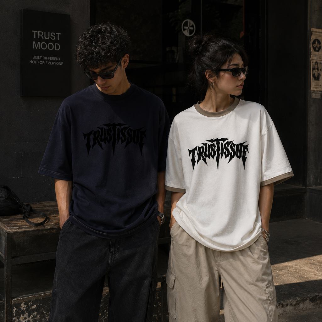 Loyal Instinct Oversized T-Shirt – Deep Navy
