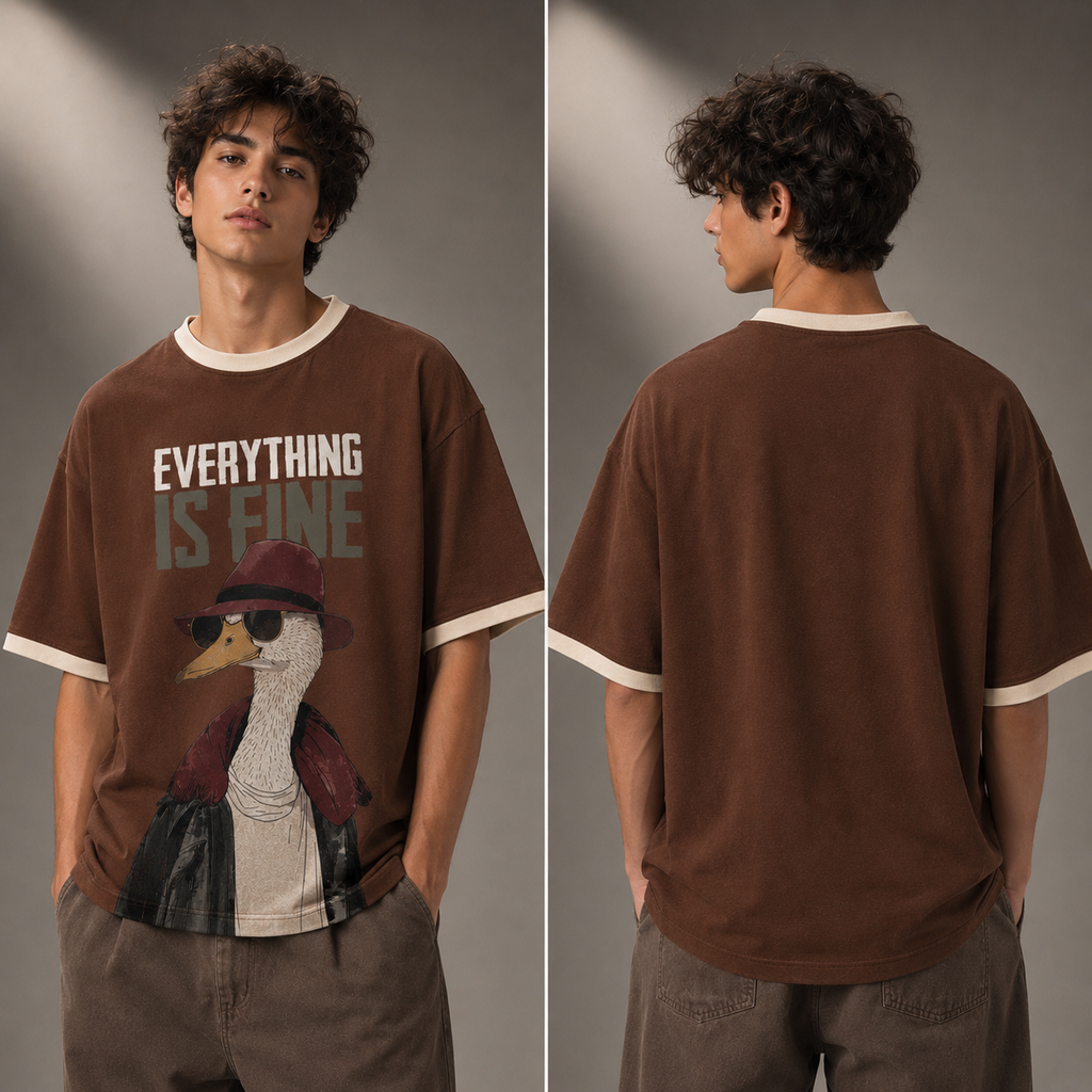 Peace Within Oversized T-Shirt – Espresso