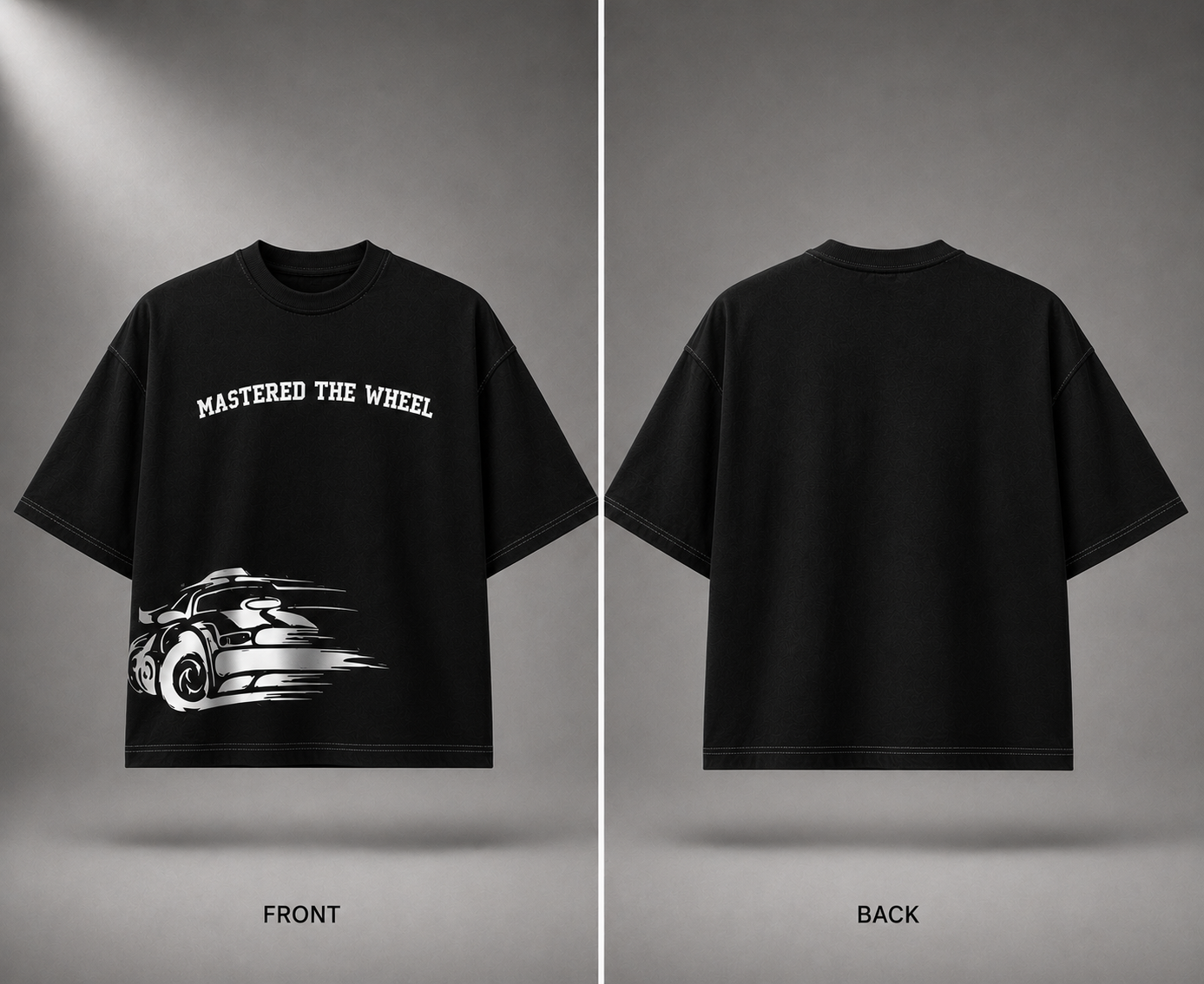 Hold The Line Oversized T-Shirt – Soft Black