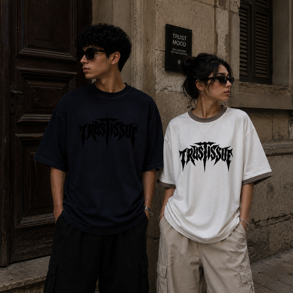 Loyal Instinct Oversized T-Shirt – Deep Navy